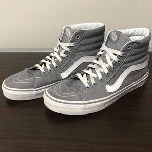 Frost Gray Canvas Sk8-Hi Vans
